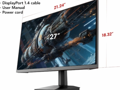 Écran PC Gaming Incurvé 31.5 KOORUI GA01 - QHD(2560*1440), 1500R